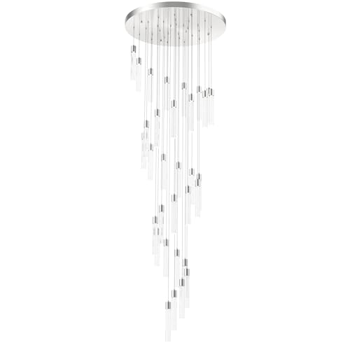 36 Light Modern LED Crystal Chandeliers for Living Room Entryway