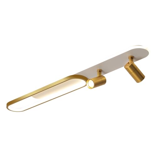 47.2inch Modern LED Ceiling Light 60w Gold Linear Ceiling Lights
