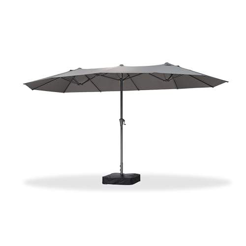 Patio Umbrella 14ft with Base UV Resistant Rectangle