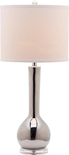 Lighting Collection Mae Long Neck Modern Contemporary Silver Ceramic 31 (2 Count)