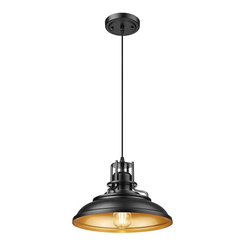 Black & Gold Pendant Lights for Kitchen Island
