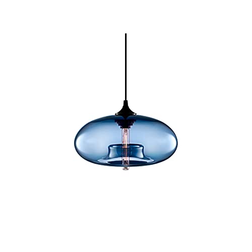Industrial Pendant Light Shade of Onion Vintage Chandelier E26 Pendant Lighting for Kitchen Island Colorful Glass Cage