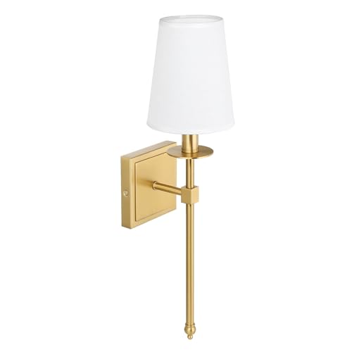 Brass Wall Sconces Set of 2 Gold Sconce Light for Living