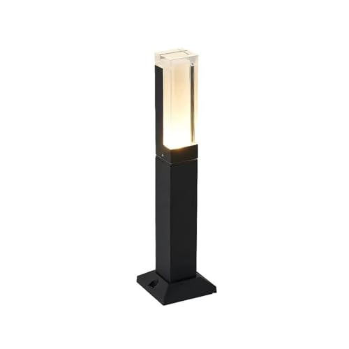 Outdoor Pillar Lamp Ip65 Waterproof Pathway Post Lights Outdoor Landscape Path Bollard Light Aluminum Lawn Floor Lantern For Garden Patio Courtyard Driveway Decoration
