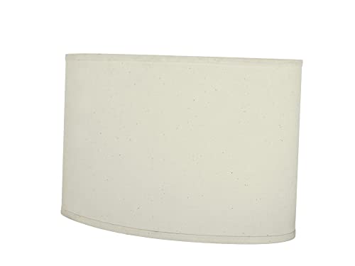 37041A Transitional Oval Hardback Shaped Spider Construction Lamp Shade in Off