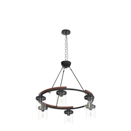 28 Inch Wagon Wheel Chandelier
