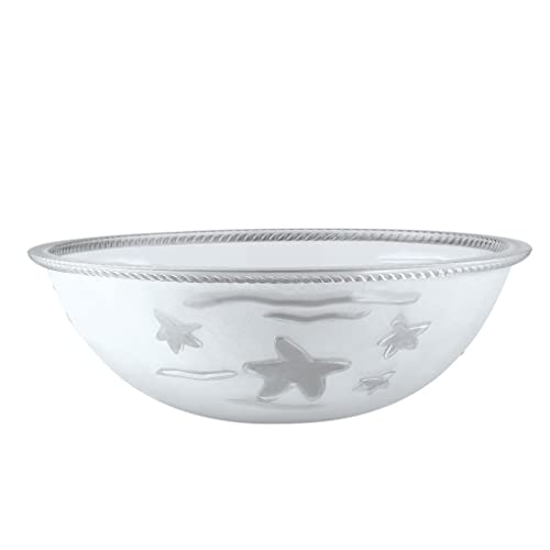 23150 11A Replacement Clear & Sandblasted 2 Tone Glass for Torchiere Lamp
