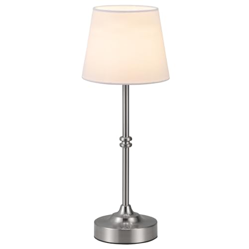 Rechargeable Cordless Table Lamp Silver