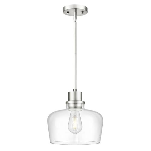 10 Inch Brushed Nickel Pendant Light