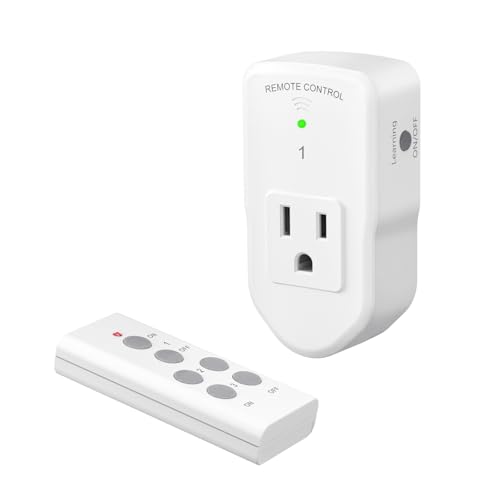 Wireless Remote Control Outlet Electrical Switch for Lights