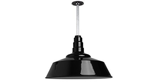 Industrial Pendant Light 20 Inch Extra Large Steel Warehouse Dome