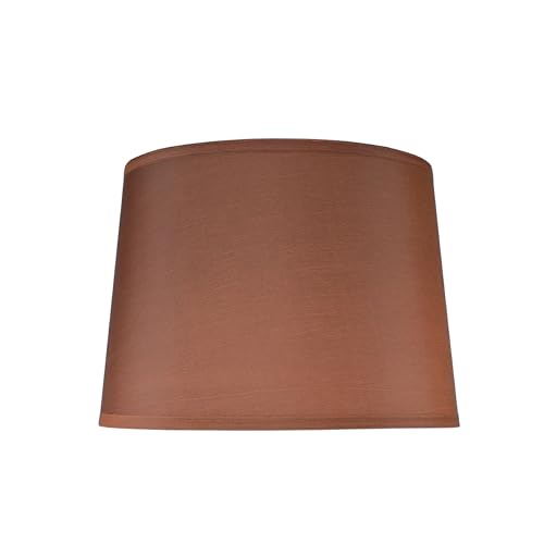 32145A Transitional Hardback Empire Shaped Spider Construction Lamp Shade in Dark Brown