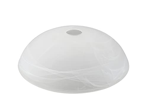 23099 11 Alabaster Contemporary Replacement Glass Shade for Medium Base Socket Torchiere Lamp