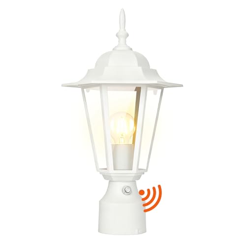 15"H Dusk to Dawn Outdoor Post Light