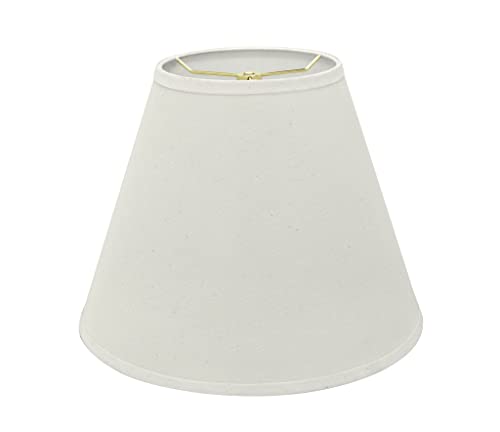 32290A Transitional Hardback Empire Shaped Spider Construction Lamp Shade in Off White
