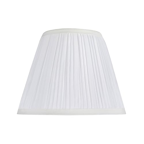 32006A Transitional Hardback Empire Shape Spider Construction Lamp Shade in Pleated White