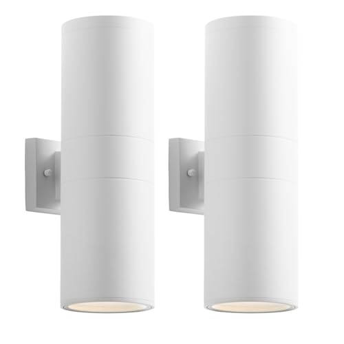18" Modern Outdoor Porch Light in 2 Lights (2 Count)