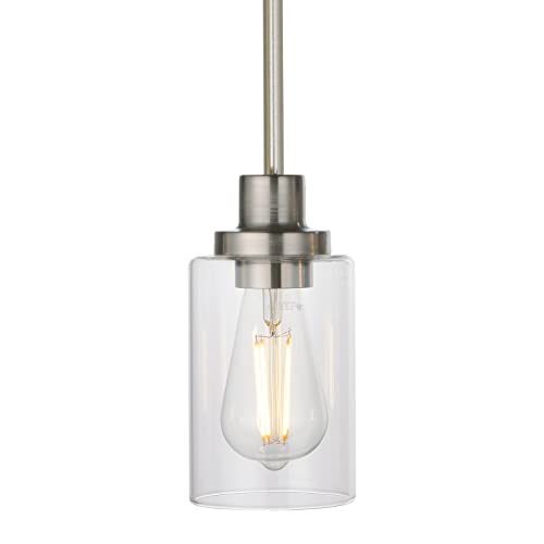 Mini Pendant Lights Brushed Nickel 1