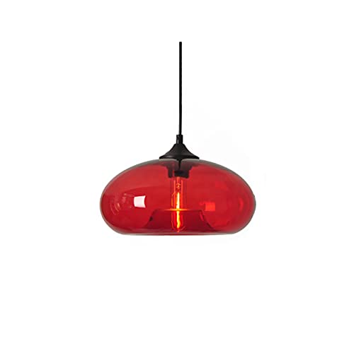 Industrial Pendant Light Shade of Onion Vintage Chandelier E26 Pendant Lighting for Kitchen Island Colorful Glass Cage