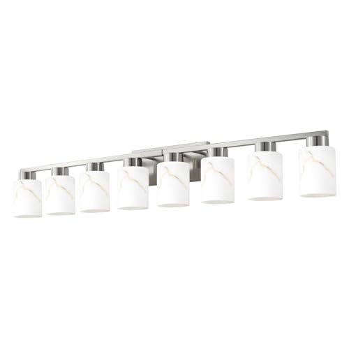 8 Light Bathroom Light Fixtures (8 Count)