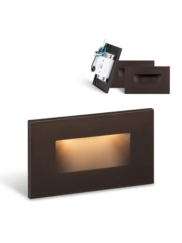 3 Pack 5CCT 120V LED Step Lights (3 Count)