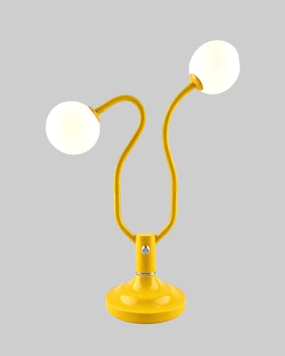 Globe Modern Table Lamp for Bedroom Dimmable Round Ball Lamp