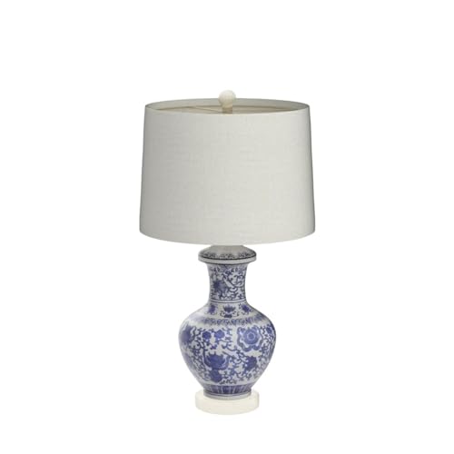 Jennifer Ceramic Ginger Jar Lamp 25.25"