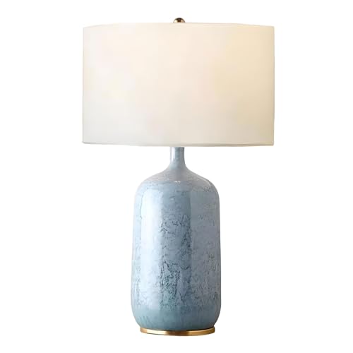 Light Blue Ceramic Table Lamp