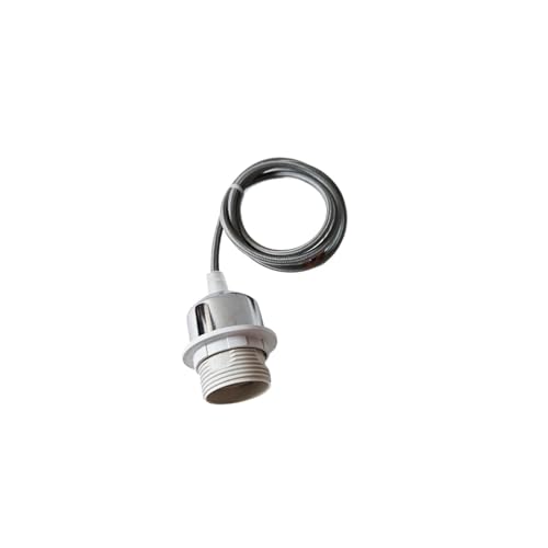 Lamp Holder DIY Vintage E26 E27 Hanging Lamp Holders with Cable Ceiling Lamp Holders Sockets Nordic Half Teeth Lampshade Base for Pendant lamp