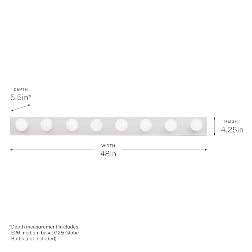 8 Light Bathroom Vanity Light