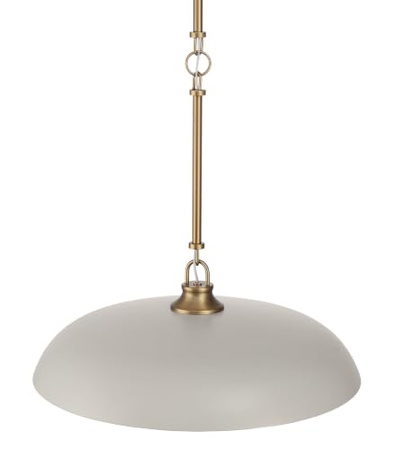 18'' Pendant Light Taupe Gold Dome E26 Dining Bedroom