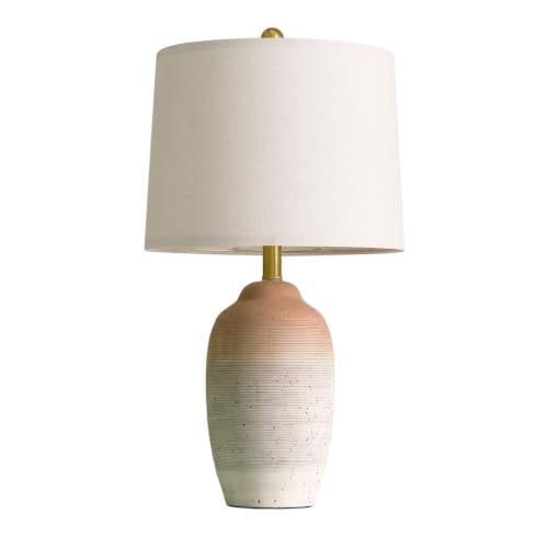 24.5" Ceramic Table Lamp with 5FT Cord
