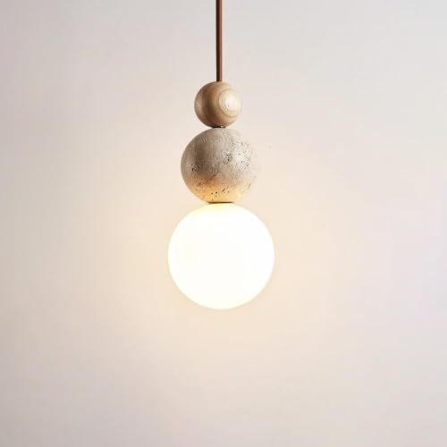Modern Natural Stone Pendant Light