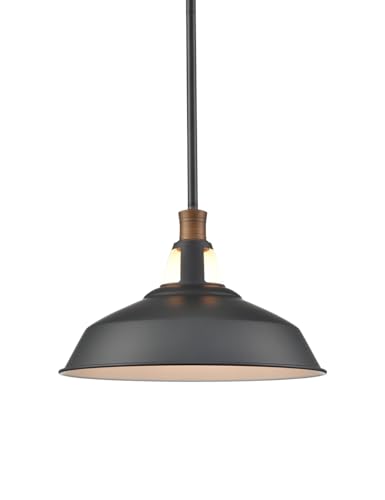 Black Pendant Light Farmhouse Rod Hanging Barn Pendant Light Fixture