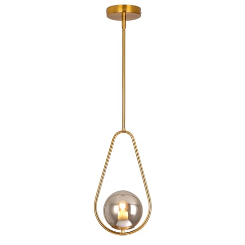 Pendant Lighting Brass Finished Modern Style Kitchen Island Lighting