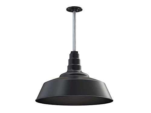 Industrial Pendant Light 20 Inch Extra Large Steel Warehouse