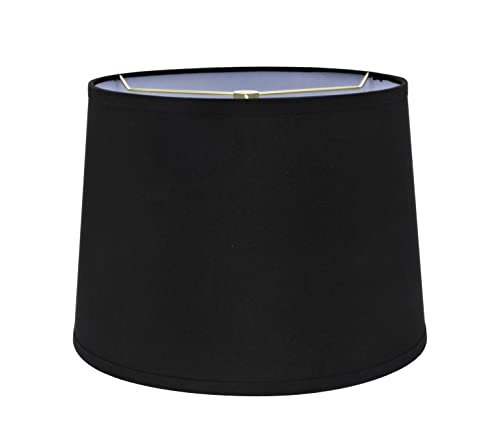 32312A Transitional Hardback Empire Shaped Spider Construction Lamp Shade in Black