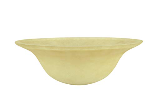 Amber 23101 11A Transitional Style Replacement Torchiere Glass Shade
