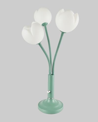 Modern Globe Table Lamp for Bedroom Dimmable Round Ball Lamp
