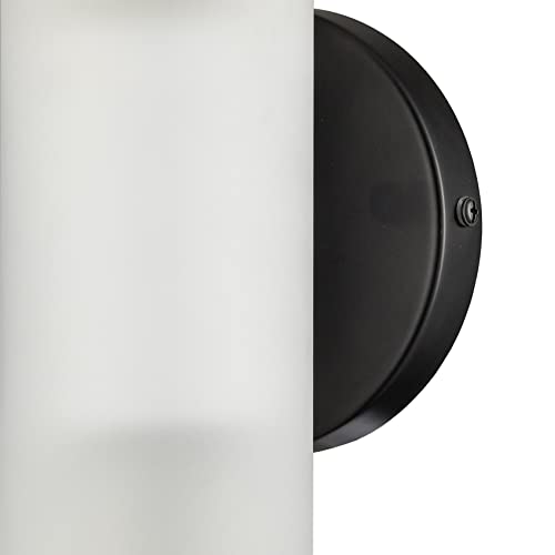 Modern Farmhouse Black Bathroom Light Fixtures Wall Sconces Set of Two Cylinder Sconce Lighting (2 Count)