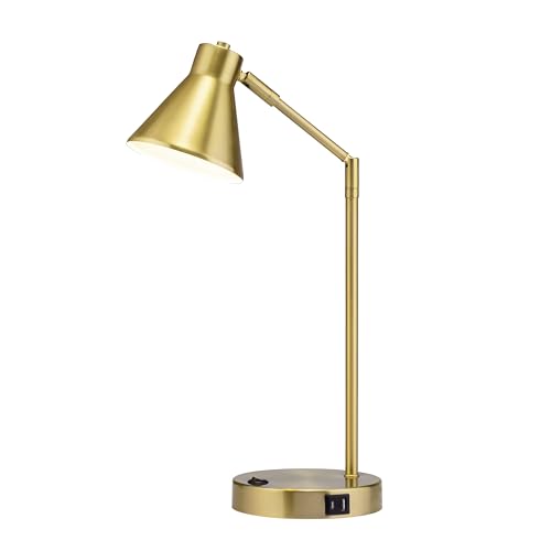 Astrum LED Desk Lamp with Dual USB Charging Ports