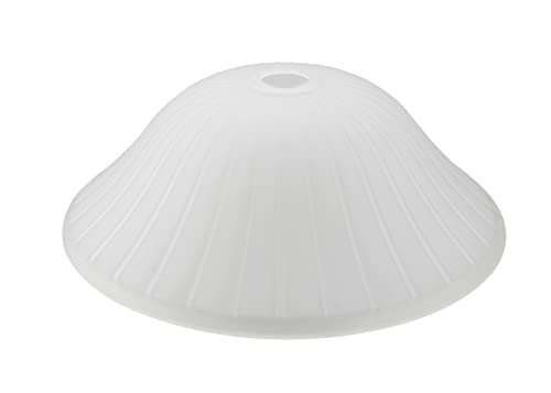 23511-11, Frosted Replacement Glass Shade for Medium Base Socket Torchiere Lamp, Swag Lamp and Pendant,15-3/4" Diameter x 5-3/8" High