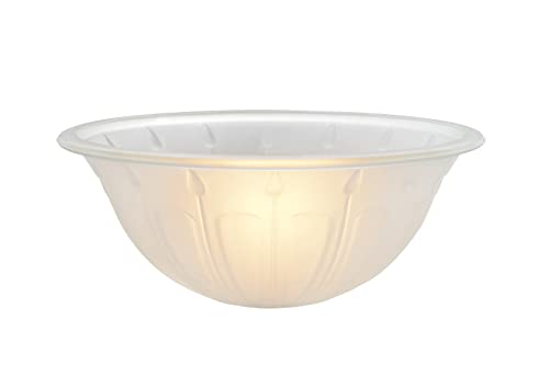 23153 11A Replacement Frosted Glass Shade Medium Base Socket Torchiere Lamp