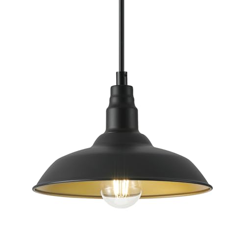 Farmhouse Pendant Lights with 10 Inch Dome
