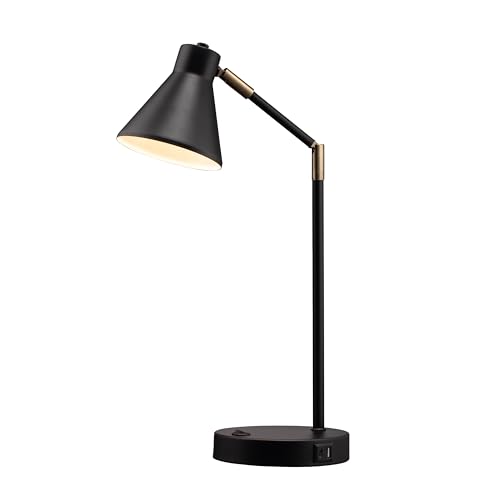 Astrum LED Desk Lamp with Dual USB Charging Ports