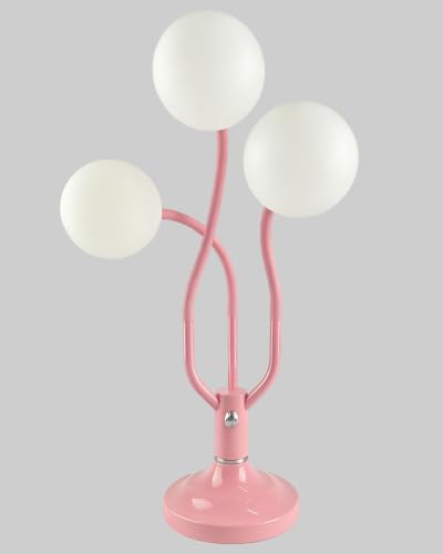 Globe Modern Table Lamp for Bedroom Dimmable Round Ball Lamp