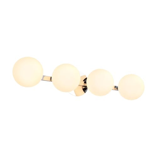 Chrome Globe Bathroom Vanity Light Fixtures