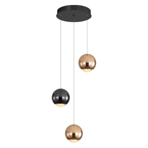 3 Light Cluster Pendant Lights Hanging Chandelier for Kitchen Island
