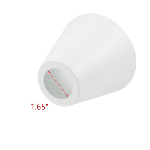 2PCS White Barrel Metal Lampshade (2 Count)