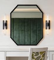 Bathroom Wall Sconce 22.8in Black Sconce Hardwired Vantiy Light